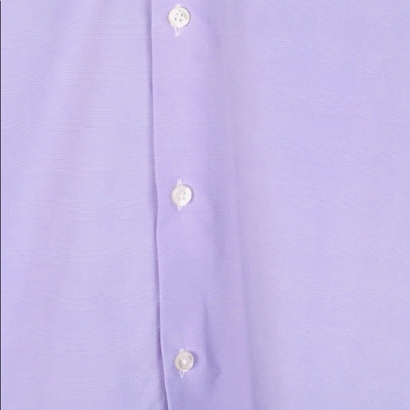 Perry Ellis  Men's Dress Shirt Purple 16 1/2 - Picture 6 of 8